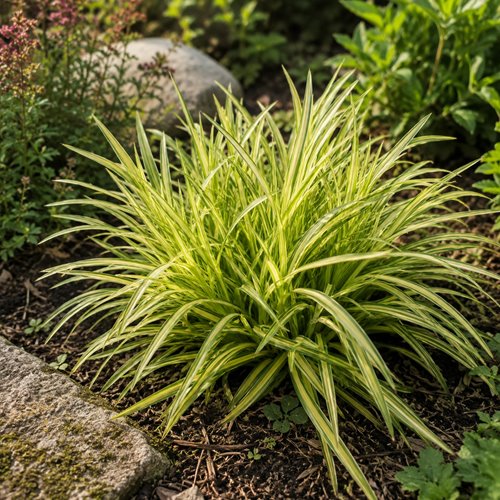 Hakonechloa smukła Albostriata – pasiasta trawa ozdobna do półcienia