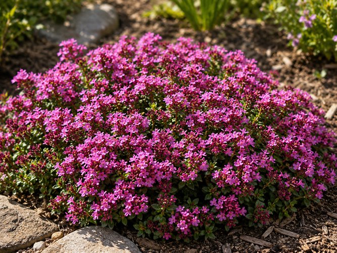 Macierzanka wczesna "Creeping Red"