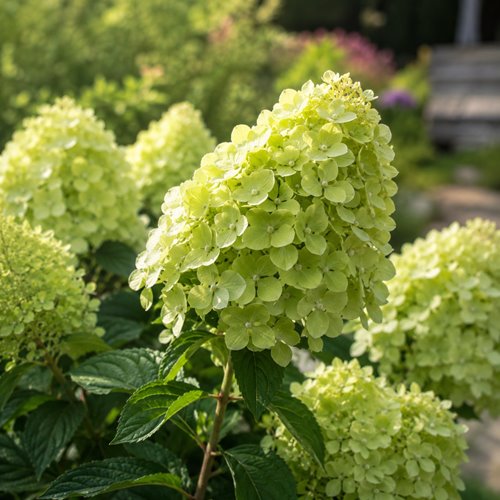 Hortensja bukietowa 'GardenLights® Greenlight’