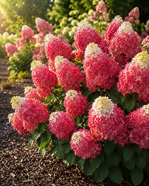 Hortensja bukietowa 'Living Red Velvet’